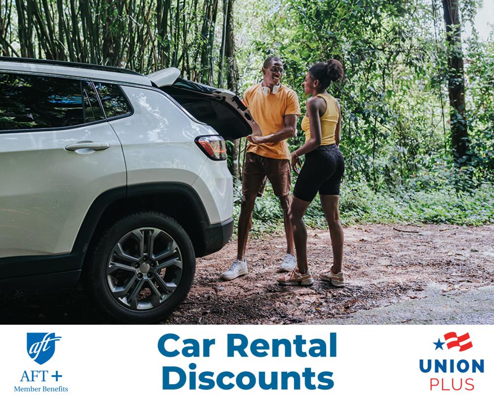 member benefit ad for car rental discounts