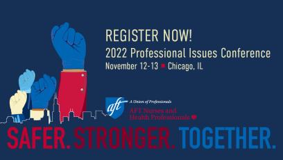 Register Now! 2022 Professional Issues Conference. Safer. Stronger. Together.