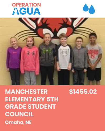H20 Heroes - Manchester Elementary 5th Grade Student Council