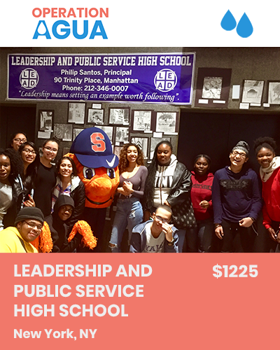 H20 Heroes - Leadership and Public Service High School