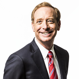 Photo of Brad Smith, vice chair & president, Microsoft
