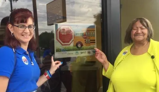 Lorretta Johnson at Brown's Donut Shop