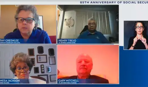 Seniors for Biden discuss Social Security