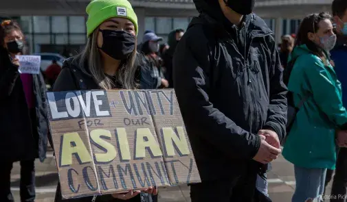 AAPI demonstration