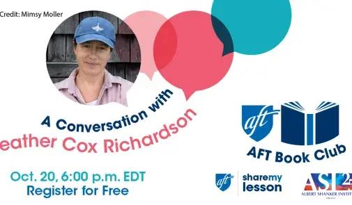 aft book club ad for october
