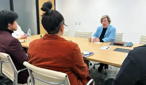 Weingarten with students