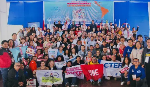 Union leaders gathered in Peru