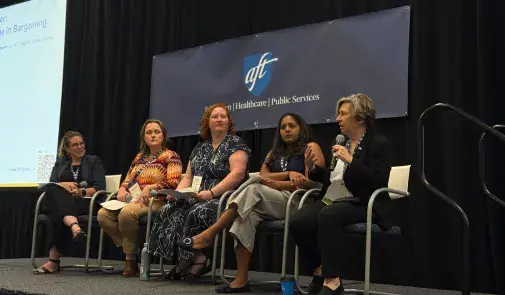 Panelists on stage