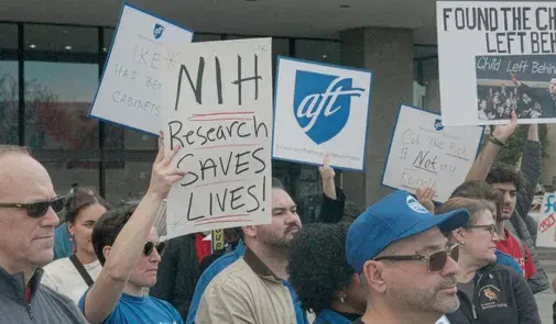 Higher Ed protest