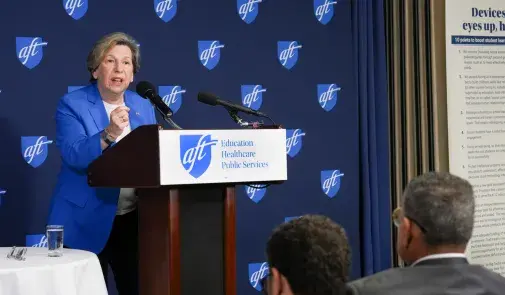 Weingarten at the National Press Club in Washington, D.C., on May 27. Photo credit: Suzannah Hoover