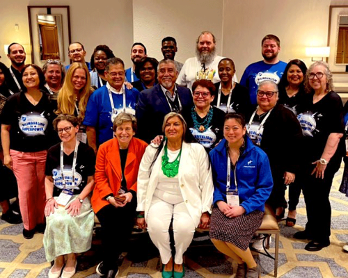 Part of the AFT delegation to the NABE conference