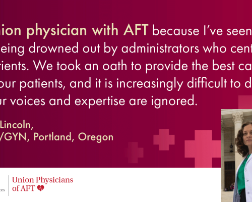 collection of quotes from Union of Physicians