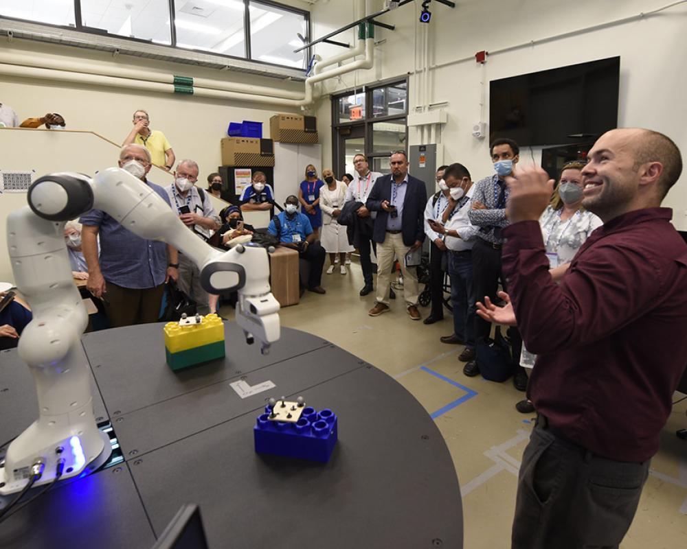 MIT robot, photo by Michael Campbell