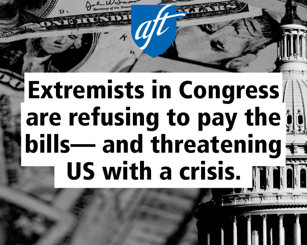 Extremists in Congress are refusing to pay the bills — and threatening US with a crisis.