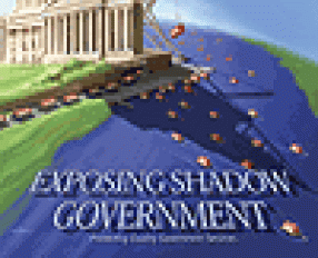 Exponiendo la imagen de portada del gobierno en la sombra