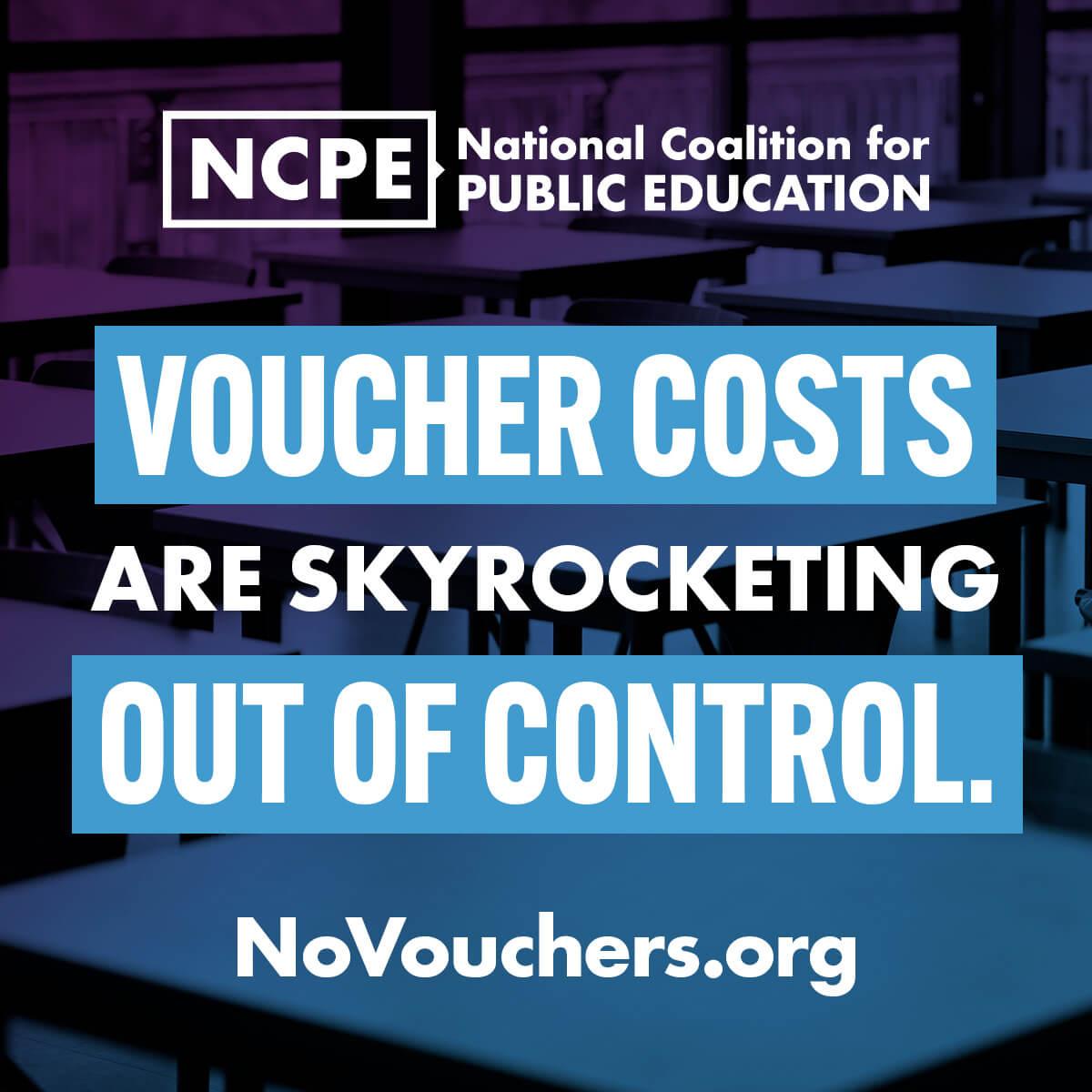 Voucher costs are skyrocketing out of control