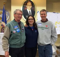 Mary Cathryn Ricker campaigning in Minnesota