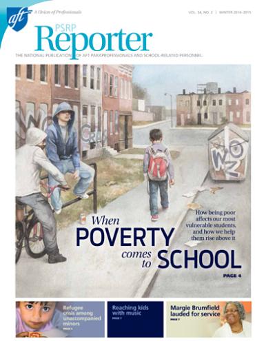 PSRP Reporter Winter 2014/15 Issue image cover