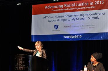 Randi Weingarten speaks