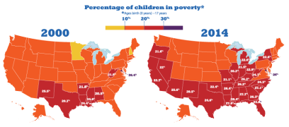 Mapas de pobreza infantil
