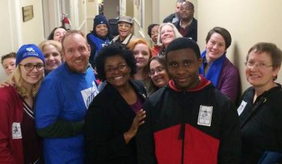 Participants at AFT Maryland lobby day