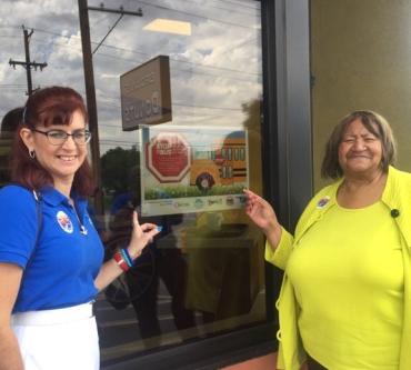 Lorretta Johnson at Brown's Donut Shop