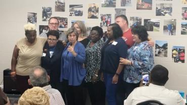 Weingarten with members in Houston