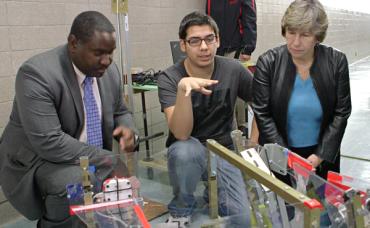 Randi Weingarten visits Transit Tech