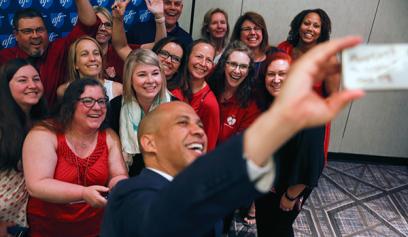NHP PIC 2018 selfie with Corey Booker