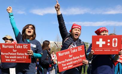 Nurses rally in DC