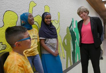 Randi Weingarten visits Burnsville