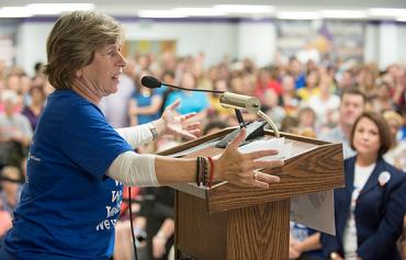 Weingarten en Northwest Classen High School en Oklahoma City