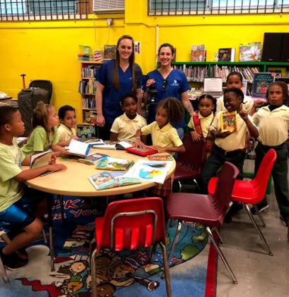 U.S. Virgin Islands kids and AFT NHP members