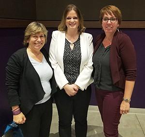 Randi Weingarten with WI state rep and AFT-WI president