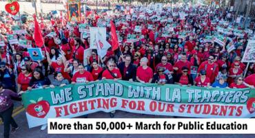 Marchers for UTLA