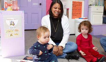 pre-k children with teacher