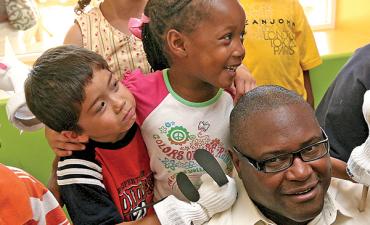 pre-k children with teacher