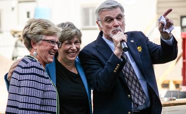 Gayle Manchin, Randi Weingarten y Cecil