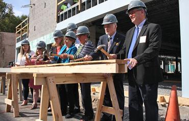 Teacher village groundbreaking