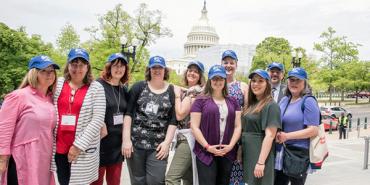 group in front of capitol