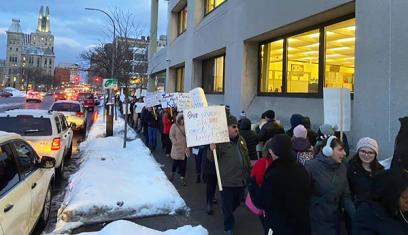 walkout students and striking teachers