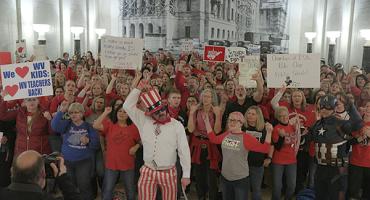 West VA teachers celebrate contract victory