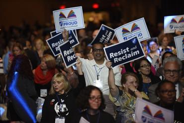 Opening session crowds