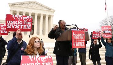 Bonnie Breese, PFT at Janus rally