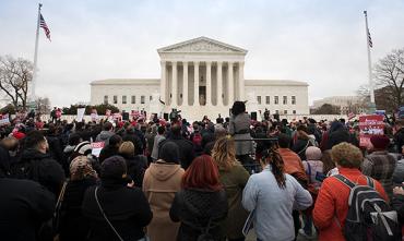 Janus rally at Supreme Court