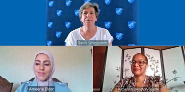 Weingarten y participantes en webinar