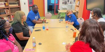 Randi Weingarten and Fed Ingram in Cincinnati