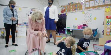 Dr. Biden en Payne Elementary