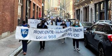 rally banner in providence