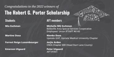 Porter scholars